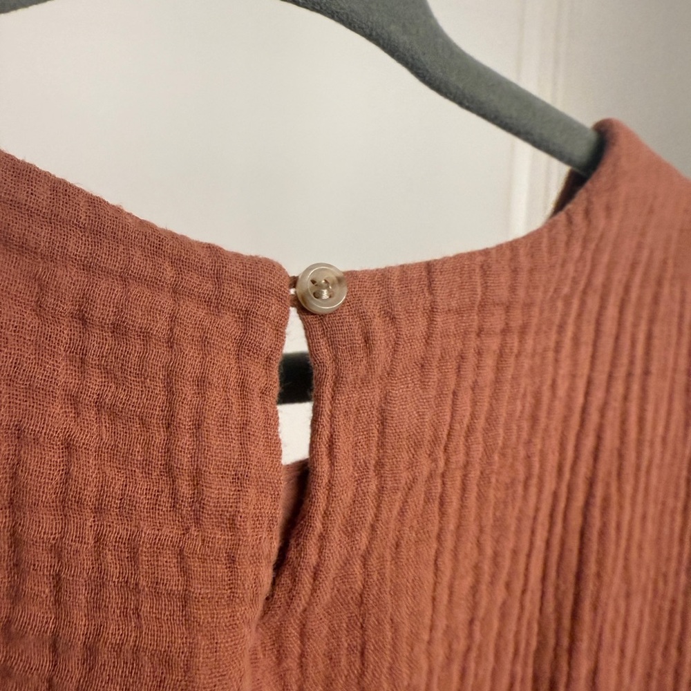 Copper Key Rust Textured Dress - Picture 5 of 12